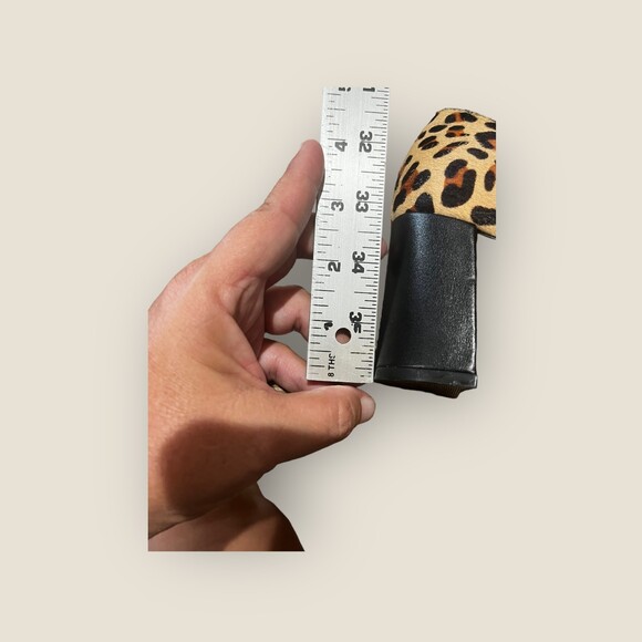 Marc Fisher Caitlin 5 Leopard Print Chunky Heel, Size 8 - Picture 12 of 14